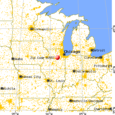60557 map from a distance