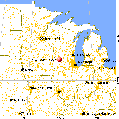 Scales Mound, IL (61075) map from a distance
