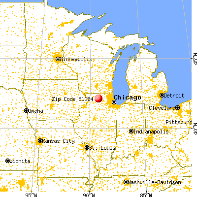 Stillman Valley, IL (61084) map from a distance