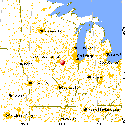 Annawan, IL (61234) map from a distance