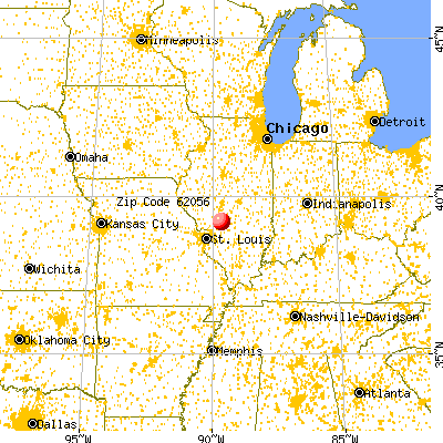 Litchfield, IL (62056) map from a distance