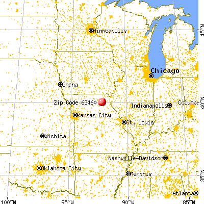 Novelty, MO (63460) map from a distance