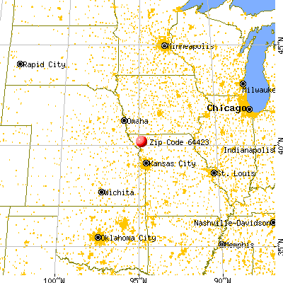 Barnard, MO (64423) map from a distance