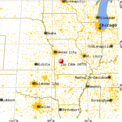 Osceola, MO (64776) map from a distance