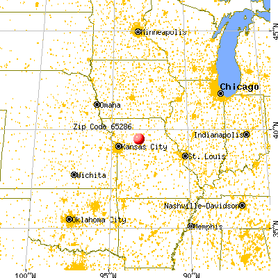Triplett, MO (65286) map from a distance