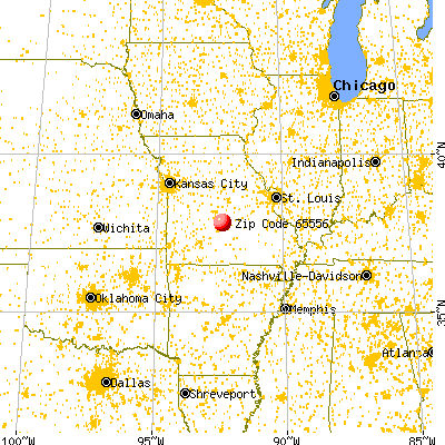 Richland, MO (65556) map from a distance