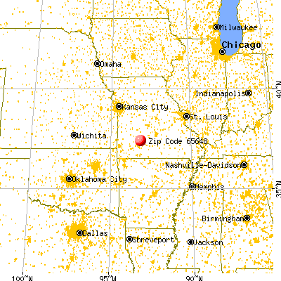 Fair Grove, MO (65648) map from a distance