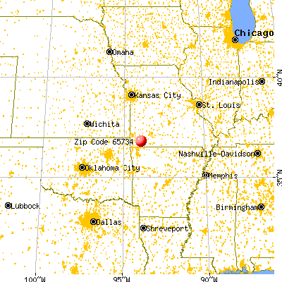 Purdy, MO (65734) map from a distance