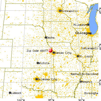 66077 map from a distance