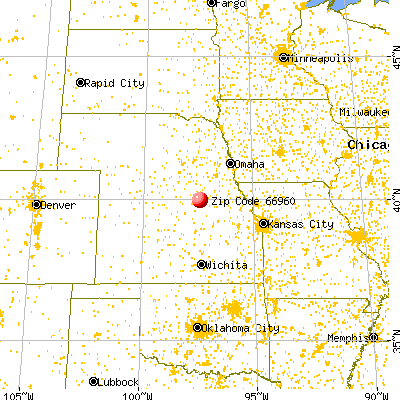 Narka, KS (66960) map from a distance