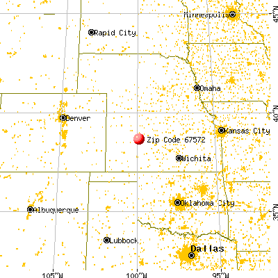 Ransom, KS (67572) map from a distance