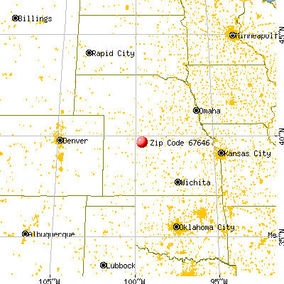 Logan, KS (67646) map from a distance