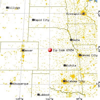 Norton, KS (67654) map from a distance
