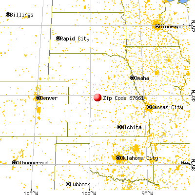 Phillipsburg, KS (67661) map from a distance