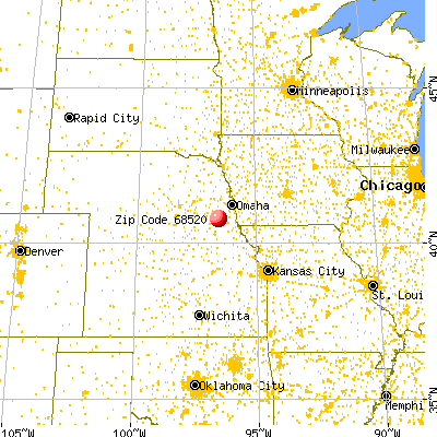 Walton, NE (68520) map from a distance