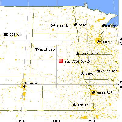 Newport, NE (68759) map from a distance