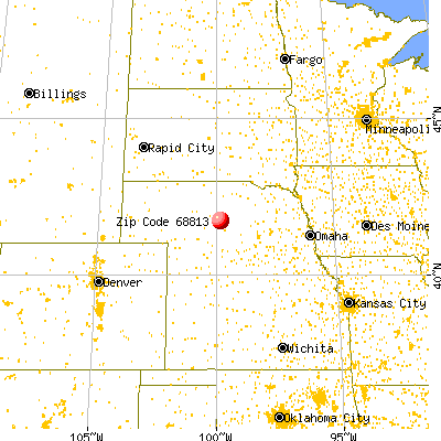 Anselmo, NE (68813) map from a distance
