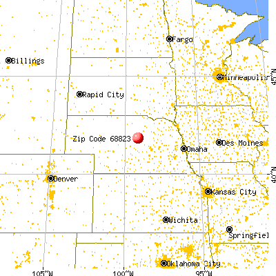 Burwell, NE (68823) map from a distance