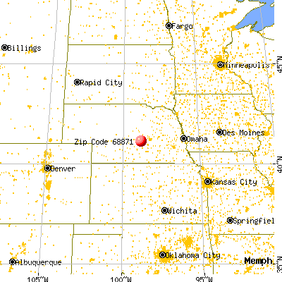 Rockville, NE (68871) map from a distance