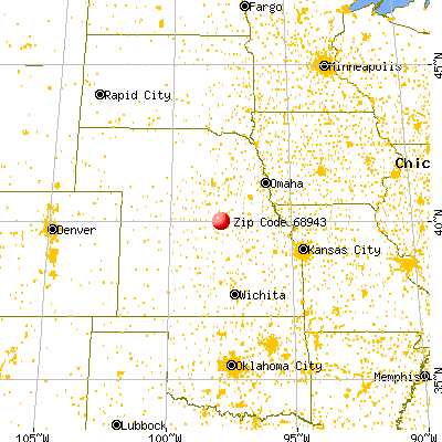 Hardy, NE (68943) map from a distance