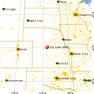 Huntley, NE (68971) map from a distance