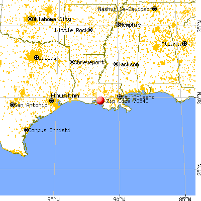 70540 map from a distance