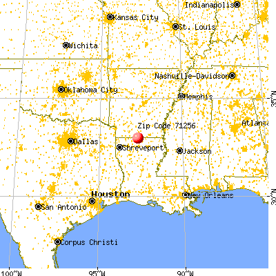 Lillie, LA (71256) map from a distance