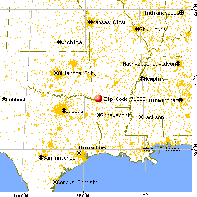 McNab, AR (71838) map from a distance