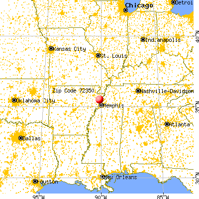 Joiner, AR (72350) map from a distance