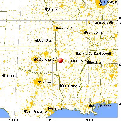 Ratcliff, AR (72951) map from a distance