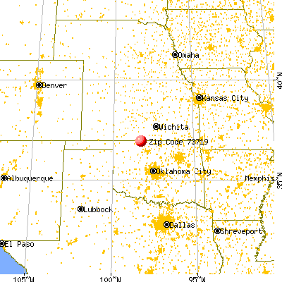 Amorita, OK (73719) map from a distance