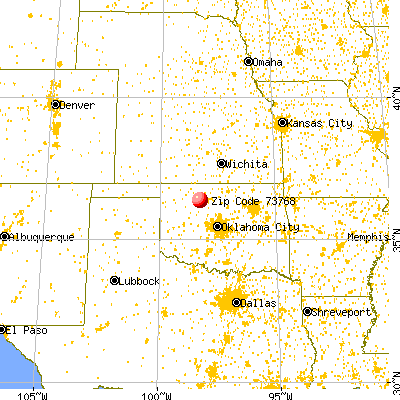 Ringwood, OK (73768) map from a distance