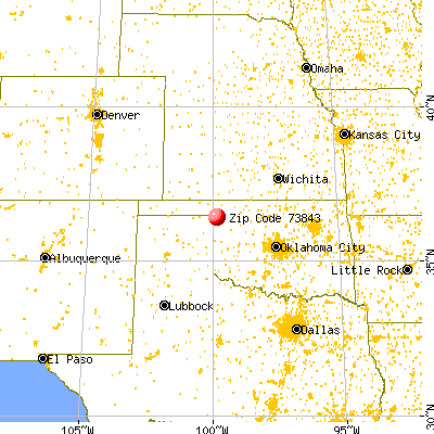 Gage, OK (73843) map from a distance