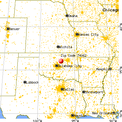 Ripley, OK (74062) map from a distance