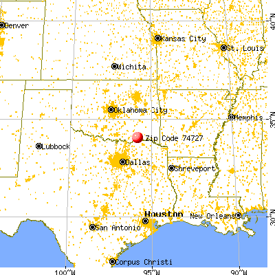 Boswell, OK (74727) map from a distance