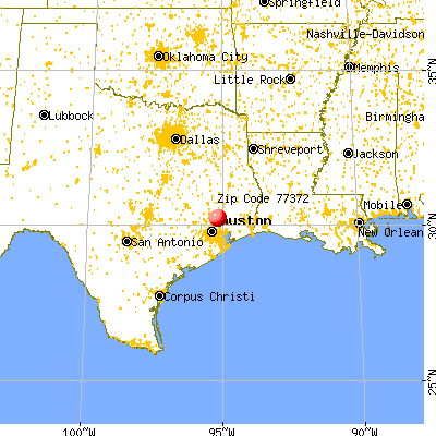 Splendora, TX (77372) map from a distance