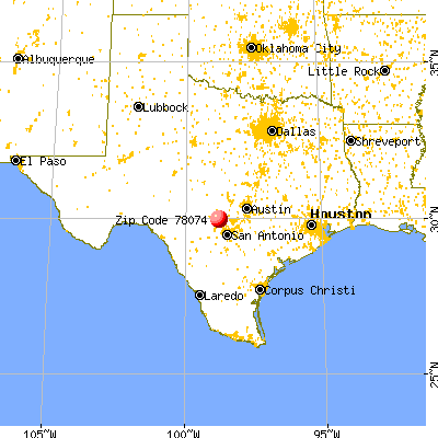 78074 map from a distance