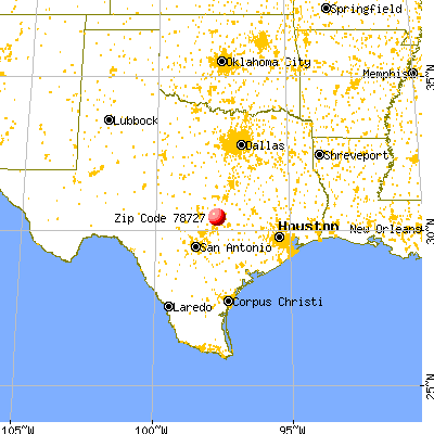 Austin, TX (78727) map from a distance
