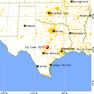 Austin, TX (78732) map from a distance