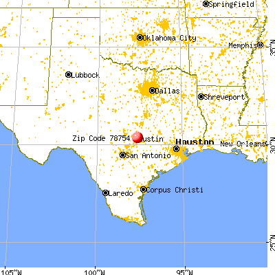 Austin, TX (78754) map from a distance