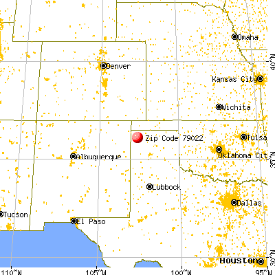 Dalhart, TX (79022) map from a distance