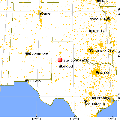 Edmonson, TX (79032) map from a distance