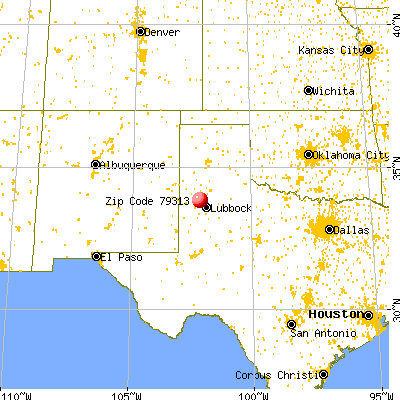 Anton, TX (79313) map from a distance