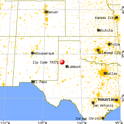 Sudan, TX (79371) map from a distance