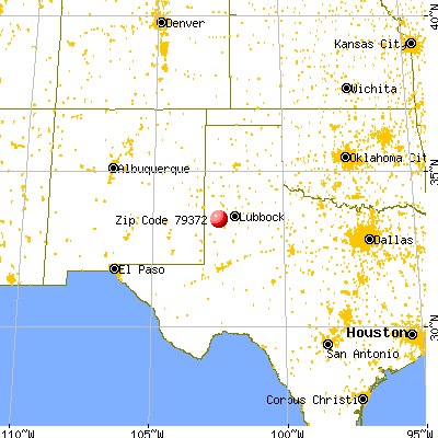 Sundown, TX (79372) map from a distance