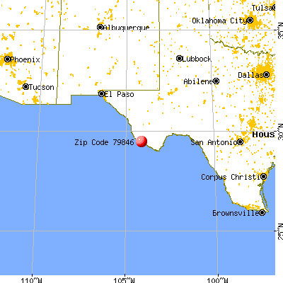 Redford, TX (79846) map from a distance