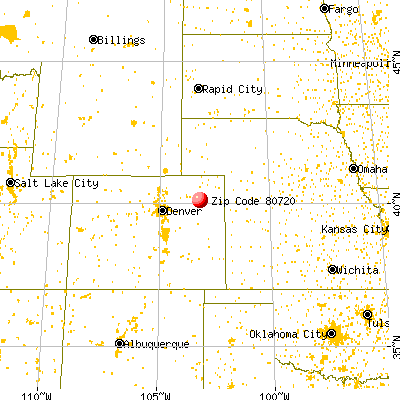 Akron, CO (80720) map from a distance