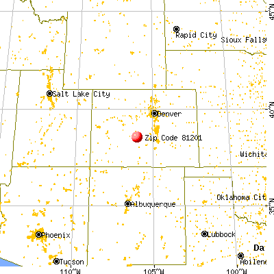 Maysville, CO (81201) map from a distance