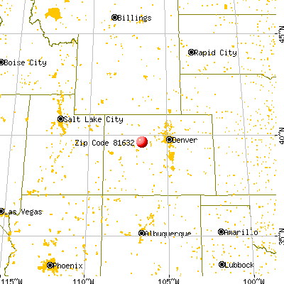 Edwards, CO (81632) map from a distance