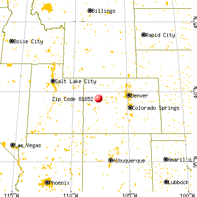 Silt, CO (81652) map from a distance